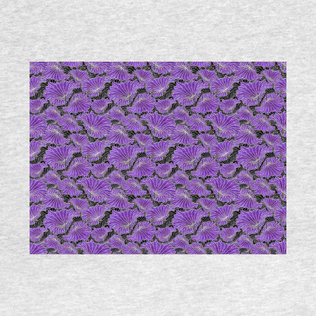 Purple Floral Pattern by FloralPatterns